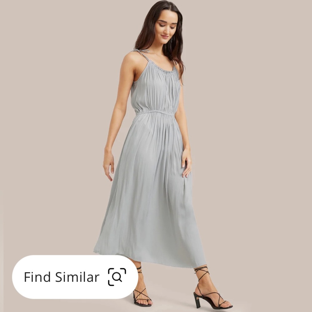 Modern Citizen Aileen Tie Shoulder Maxi Dress Small